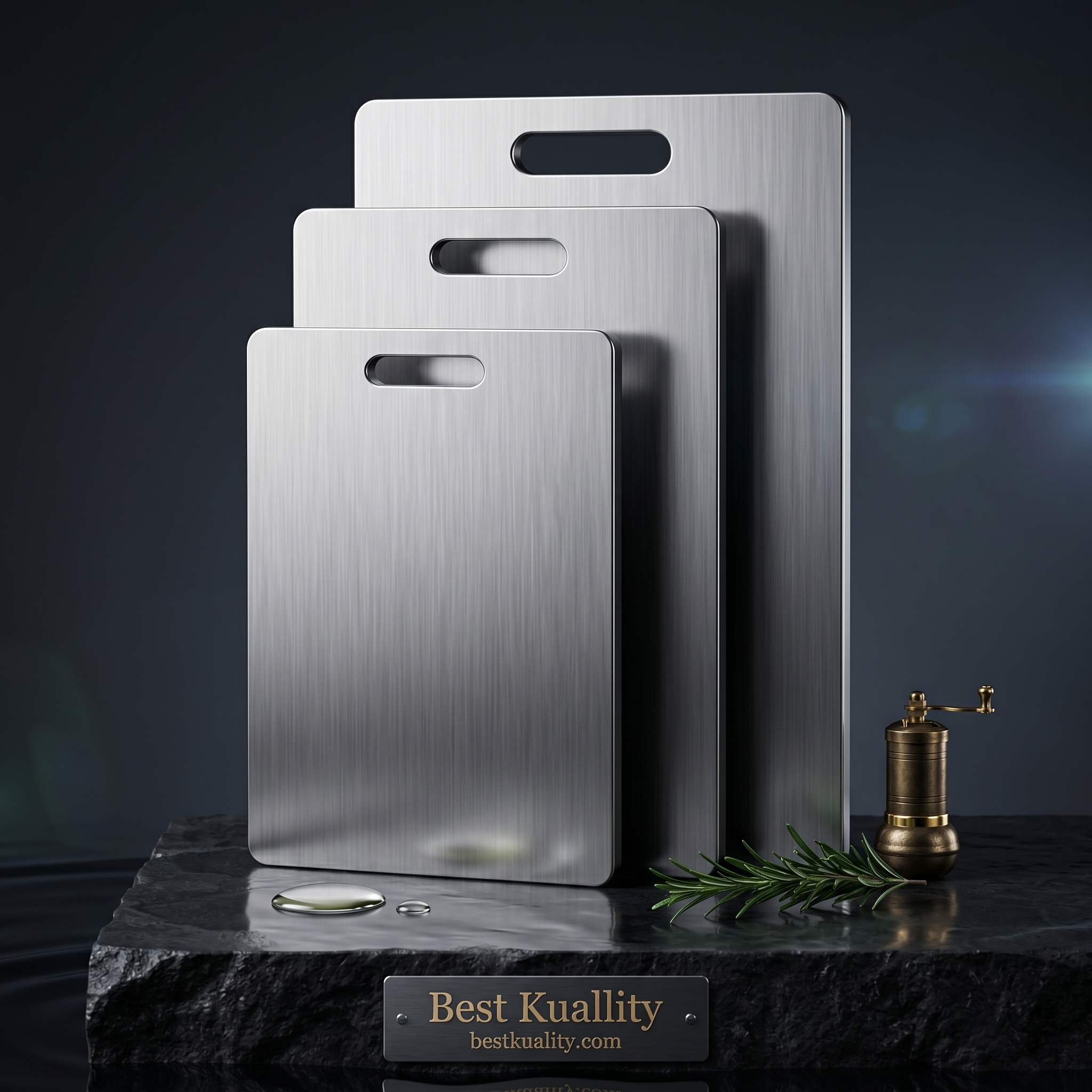 3PCS Stainless Steel Cutting Board