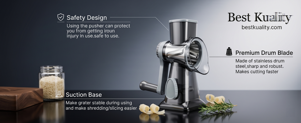 Multifunction Kitchen Rotary Grater