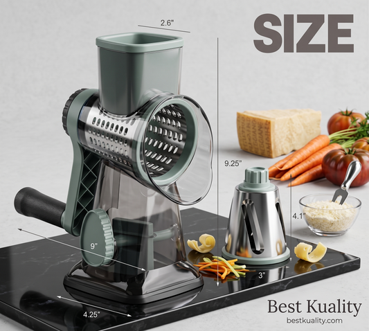 Multifunction Kitchen Rotary Grater