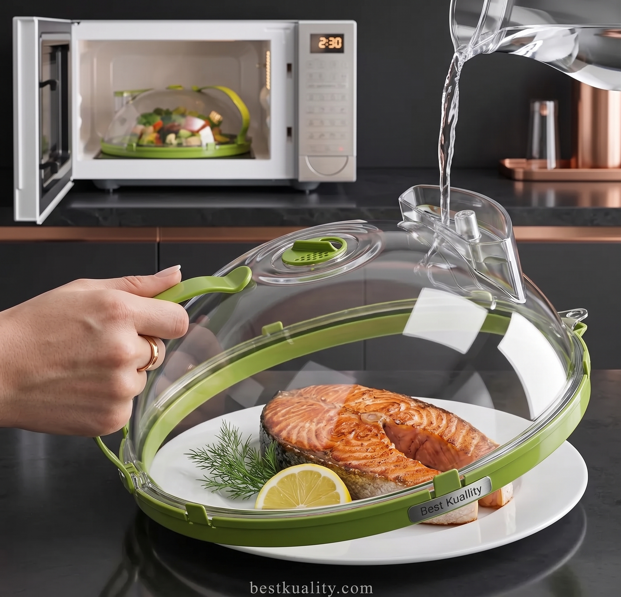 SteamShield Microwave Cover