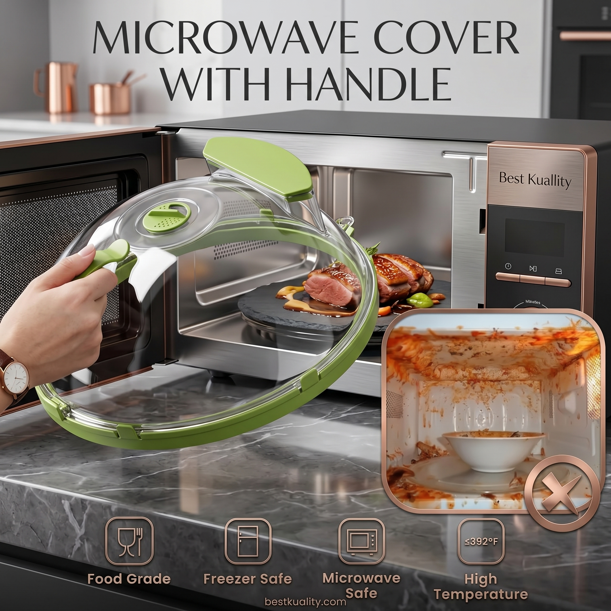 SteamShield Microwave Cover